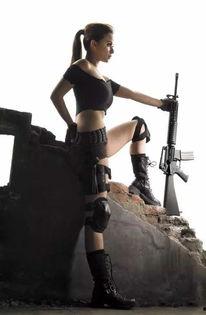 美女持枪图片,探寻持枪美女的独特魅力